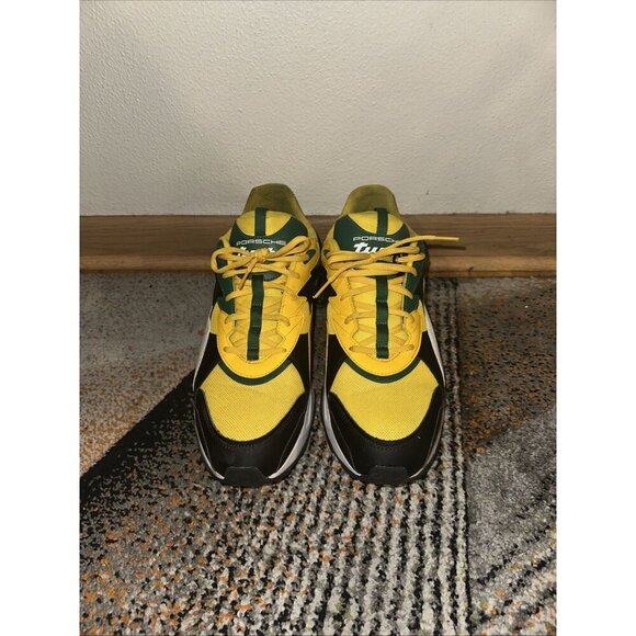 Puma Porsche Shoes Legacy Mirage Sport Asphalt Motorsport Yellow Men's Size 13 - Picture 2 of 6